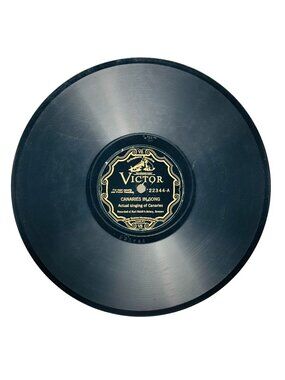 Karl Reich's Aviary Bremen Canaries In Song 10in Shellac 78 RPM Victor 22344 VG